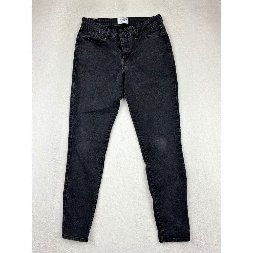 Denizen from Levis Womens High Rise Skinny Jeans Fuzzy Black  14L 32x32 Long